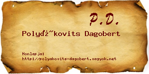 Polyákovits Dagobert névjegykártya